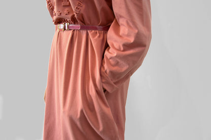 Pink New York T-Shirt Dress with Pockets