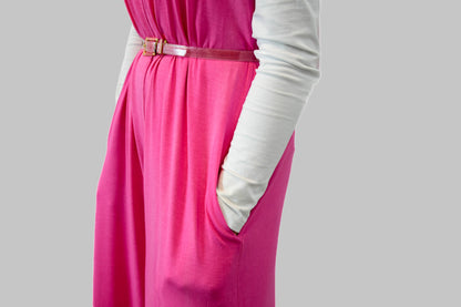 Pink Jumpsuit with Pockets