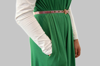 Green Jumpsuit with Pockets