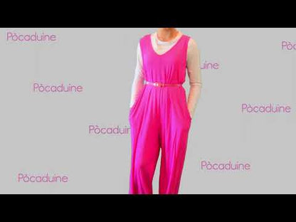 Pink Jumpsuit with Pockets