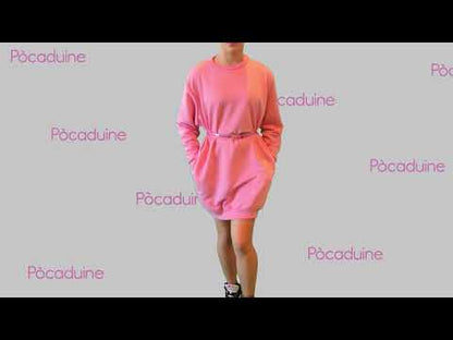 Pink Jumper Dress with Pockets